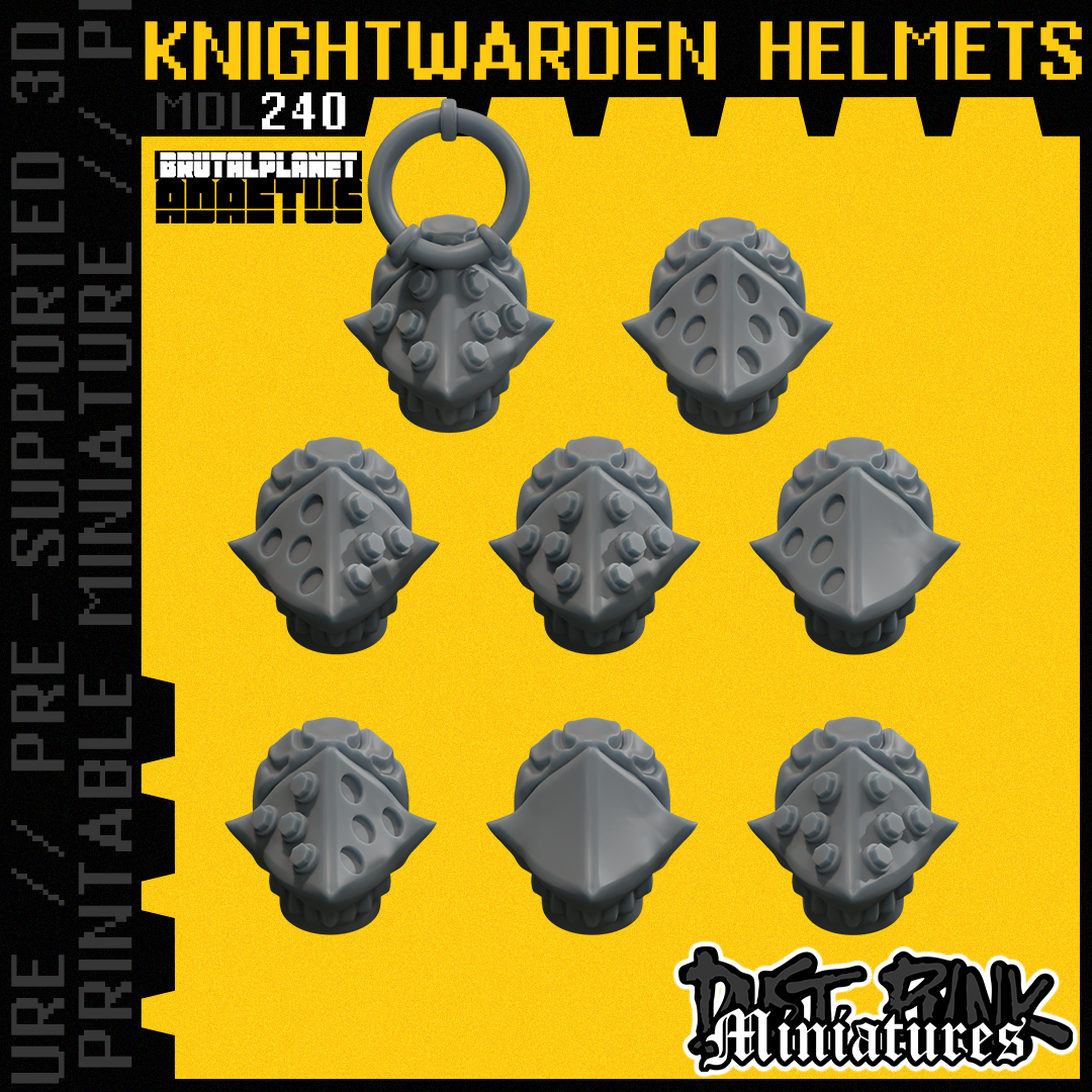 MDL240 KNIGHTWARDEN HELMETS [PRE-SUPPORTED]